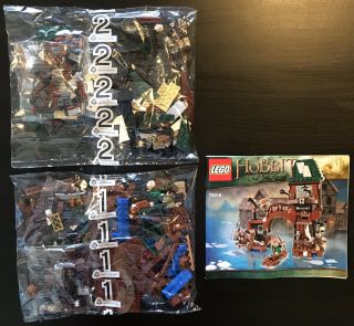 Lego The Hobbit 79016 Attack On Lake - Town In Bags With Minifigures