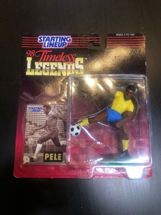 Pele 1998 Starting Lineup Rare Timeless Legends Nib Soccer Football Futbol