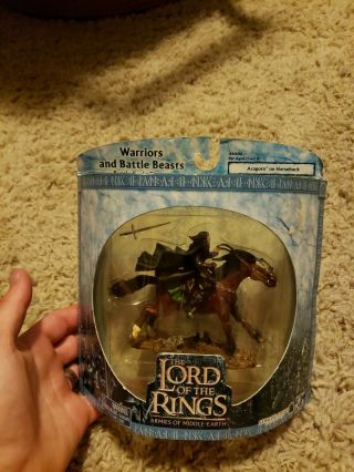 Lord Of The Rings Armies Of Middle Earth Aragorn On Horseback Action Figure