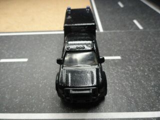 MATCHBOX POLICE FORD F - 550 SPECIAL BLACK UNMARKED CUSTOM KITBASH UNIT 7