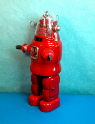 All ROBBY Robbie Mechanized Robot Red 1990 OTTI matching dot & numbers 10
