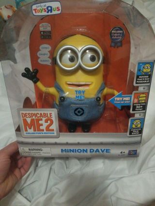 Thinkway Despicable Me 2: Minion Dave Action Figure