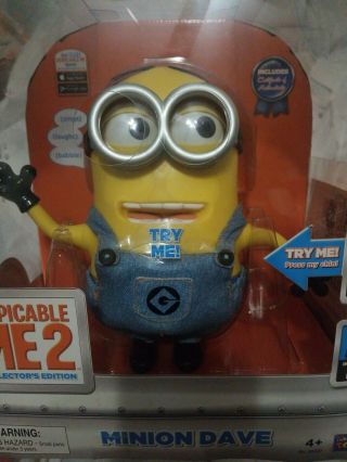 Thinkway Despicable Me 2: Minion Dave Action Figure 2