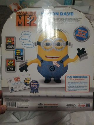 Thinkway Despicable Me 2: Minion Dave Action Figure 5