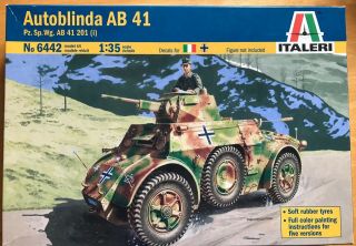 Italeri 1/35 Autoblinda Ab 41 Armoured Car No.  6442