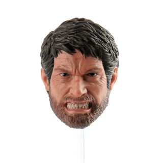 1/6 The Last Of Us Joel Man Head Sculpt Angry Version Head Model Fit 12  Figure