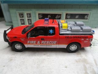 Green Light Police Ford F - 150 Fire & Rescue Field Operations Custom Unit