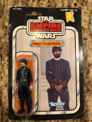 1980 Kenner Star Wars Esb White Bespin Security Guard 31 Back