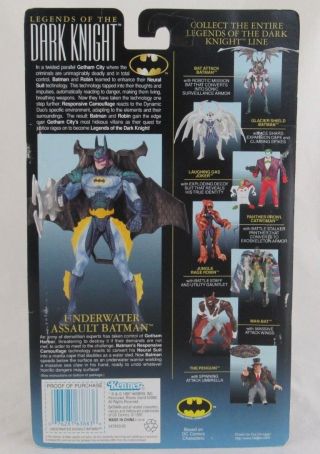 Legends of the Dark Knight Underwater Assault Batman Action Figure Kenner 1997 3