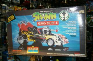1994 Spawn Mobile By Todd Mcfarlane Toys Plus Special Edition Comic Book Nib
