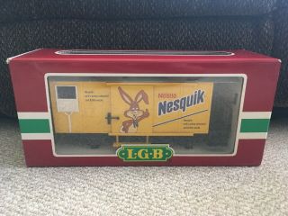 Lehmann Lgb G Scale Nesquik Nestle Chocolate Bunny Box Car Train 45280