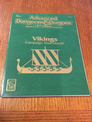 - - Ad&d Advanced Dungeons Dragons Vikings Campaign Sourcebook 1991 2nd Tsr 9322