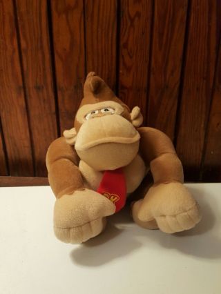 2016 Mario Brothers Donkey Kong Plush Toy Gorilla 10 " Stuffed Animal Dk