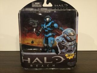 Halo Reach Kat With Helmet Action Figure Mcfarlane Toys Noble Team Series 2 2011