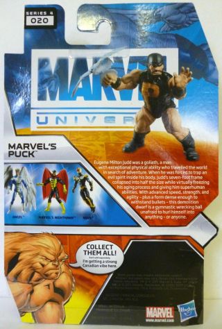 MARVEL ' S PUCK Marvel Universe 4 