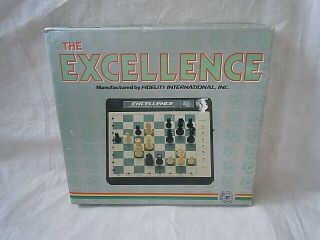 The Excellence Computer Chess Set Model 6082 By Fidelity Ep12