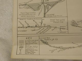 Long Island Rail Road Track Map Eectrified Zone June 1952