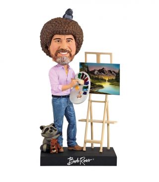 Bob Ross Limited Edition Figurine Bobblehead - In Collector 