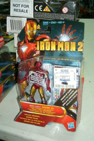 Iron Man 2 Movie Series 08 Mark Vi W/ Power - Up Glow Action Figure