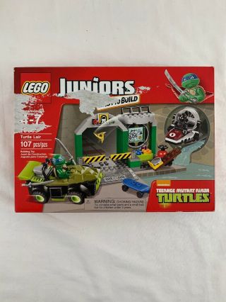Lego 10669 Juniors Teenage Mutant Ninja Turtles - Turtle Lair - Retired