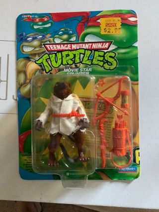 Tmnt Movie Star Splinter 1992 Moc Ninja Turtles Playmates Toys Action Figure