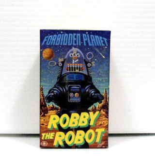 Robby The Robot Forbidden Planet Plastic Wind - Up 4.  5in Rocket Usa 1997