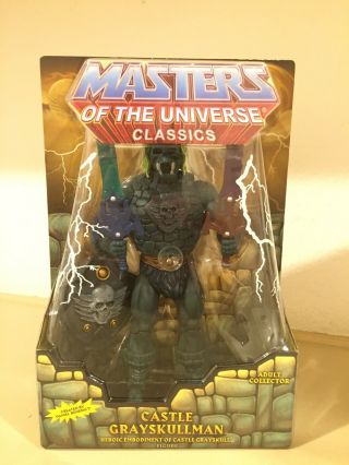 Masters Of The Universe Classics Motuc Castle Grayskullman On Card