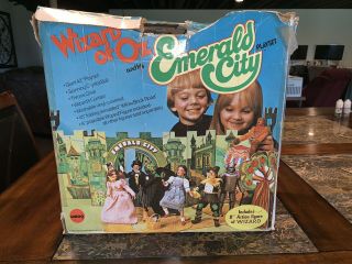 1974 Mego Wizard Of Oz Emerald City Playset With Figures 100 Complete Set
