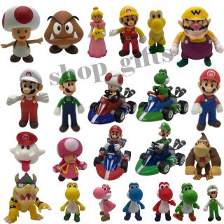 Mario Bros U Characters Collectible Pvc Plastic Action Figure Doll Toy