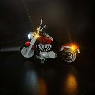 LED Light Kit For LEGO 10269 Harley - Davidson Fat Boy Lighting Set W/ battery Box 5