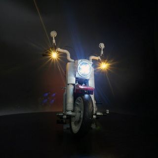 LED Light Kit For LEGO 10269 Harley - Davidson Fat Boy Lighting Set W/ battery Box 6