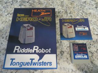 1984 Heath Zenith Hero Jr Rt - 1 Robytes Riddle Robot Tongue Twisters