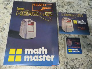 1984 Heath Zenith Hero Jr Rt - 1 Robytes Math Master Box & Instructions