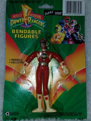 Mighty Morphin Power Rangers Bendable Red Ranger Figure Gordy Toy Nip