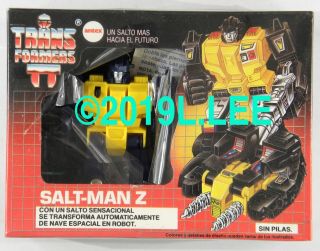 Hasbro Transformers Sallt - Man Z Antex Made In Argentina Rare G1 Twin Twist Rare