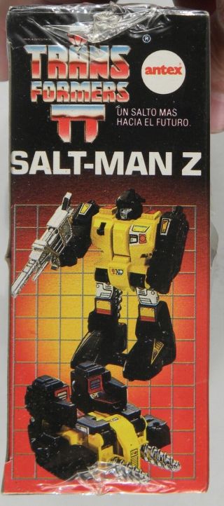Hasbro Transformers Sallt - Man Z Antex Made In Argentina Rare G1 Twin Twist rare 3