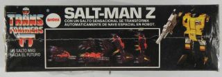 Hasbro Transformers Sallt - Man Z Antex Made In Argentina Rare G1 Twin Twist rare 4