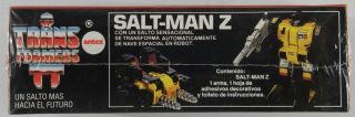 Hasbro Transformers Sallt - Man Z Antex Made In Argentina Rare G1 Twin Twist rare 5
