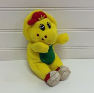 Barney & Friends 8 " Yellow Bj Dinosaur Plush Stuffed Animal Doll