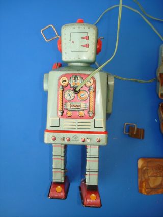 MUSICAL DRUMMER ROBOT R57 REMOTE CONTROL JAPAN 50s TO RESTORE 10