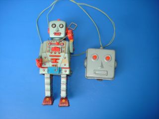 Musical Drummer Robot R57 Remote Control Japan 50s To Restore