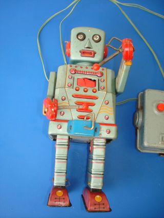 MUSICAL DRUMMER ROBOT R57 REMOTE CONTROL JAPAN 50s TO RESTORE 3