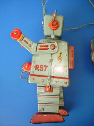 MUSICAL DRUMMER ROBOT R57 REMOTE CONTROL JAPAN 50s TO RESTORE 4