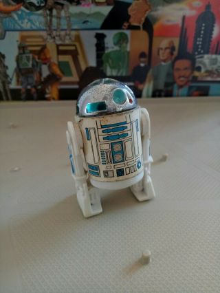 Vintage Star Wars Figure R2d2 Solid Dome 1977 Complete Taiwan Variation
