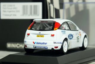 1:43 Minichamps " Ford Focus Rs Wrc " Valvoline Rally Argentina Solberg/ Mills 18