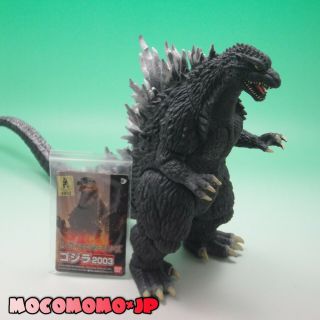 Godzilla 2003 Silver Back Ver With Tag Bandai Monster Figure Sofubi From Japan