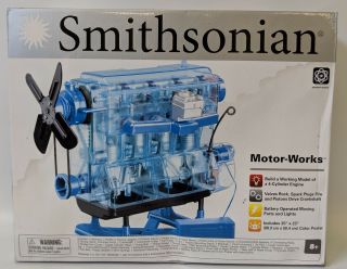 Smithsonian Motor - Model Kit That Builds A 4 Cylinder Engine Model
