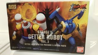 Premium Bandai Minipla Change Getter Robot Vol.  3 Liger Poseidon