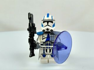 Lego Star Wars Ark Trooper Echo Custom 501 Clone Trooper Minifigure 75002 75004