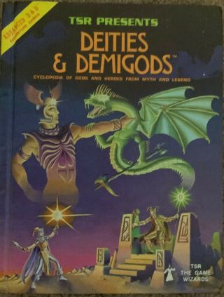 Ad&d Advanced Dungeons And Dragons Deities And Demigods 128 Pages 1980 Tsr